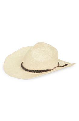Wyeth Ford Handwoven Sisal Straw Hat in Natural