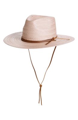 Wyeth Straw Panama Hat in Light Pink