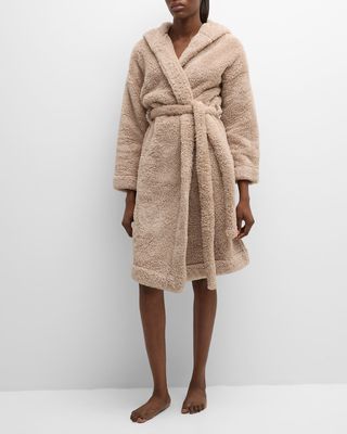 Wyleen Hooded Fuzzy Robe