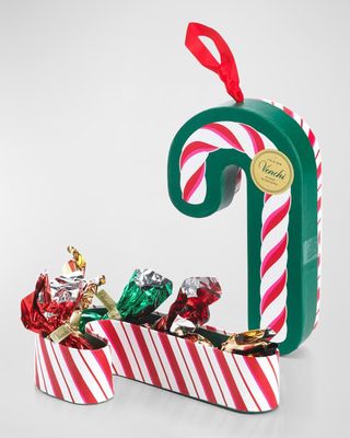 x Bannecker Assorted Chocolates in Candy Cane Ornament, 2 oz.