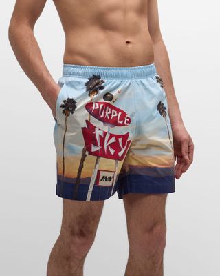 x Blue Sky Inn Men's Printed Pull-On Shorts