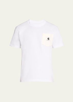 x Carhartt WIP Men's Jersey Side-Zip T-Shirt