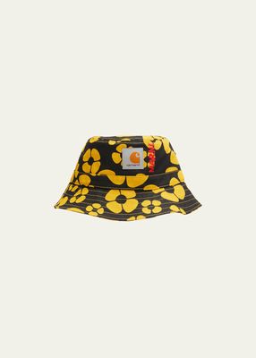 x Carhartt&reg; Men's Clover-Print Canvas Bucket Hat
