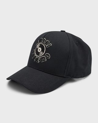 x DJ Premier Men's Record Embroidered Baseball Hat