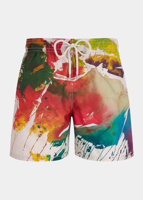 x John Armleder Multicolor Swim Shorts