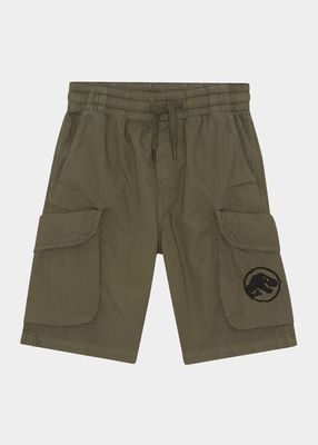 x Jurassic World Boy's Argod Jurassic World Cargo Shorts, Size 2-7