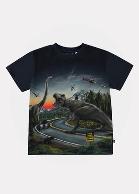 x Jurassic World Boy's Roxo Dinosaur T-Shirt, Size 8-14