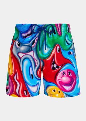 x Kenny Scharf Graphic Swim Shorts