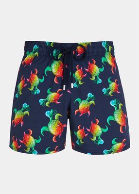 x Kenny Scharf Multi-Turtles Swim Shorts
