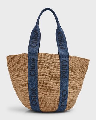 x Mifuko Woody Basket Tote Bag