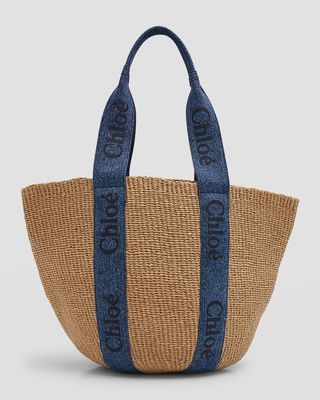 x Mifuko Woody Large Basket Bag