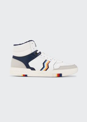 x Missoni Men's Basket 90 Stripes Mid-Top Sneakers