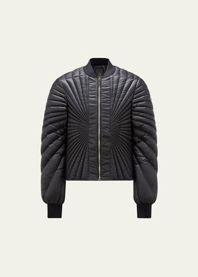 x Moncler Men's Radiance Padded Stitch Bomber Jacket