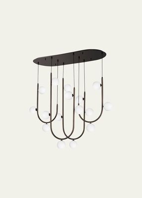 x Nina Magon design from Studio M Contour 16-Light Cord Hung Pendant 3000K