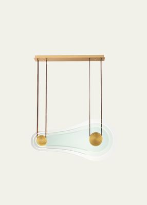 x Nina Magon design from Studio M Stratum 2-Light LED Pendant