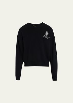 x Ritz Paris Men's Textured Cashmere Sweater