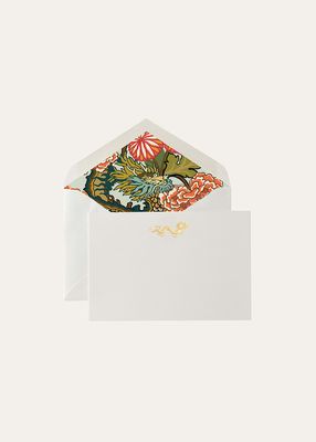x Schumacher Chiang Mai Dragon Cards with Envelopes, Set of 10