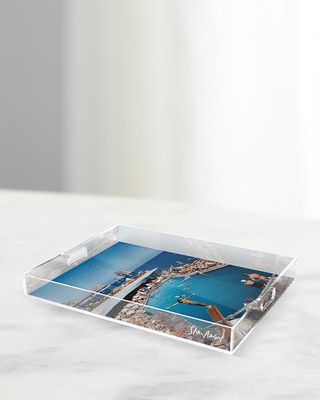 x Slim Aarons Las Brisas Hotel Acrylic Serving Tray