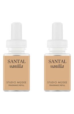 x Studio McGee Santal Vanilla 2-Pack Pura Smart Home Diffuser Refill in Beige