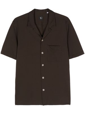 Xacus Active seersucker shirt - Brown
