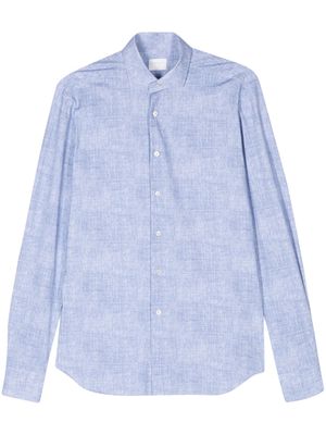 Xacus buttoned long-sleeve Shirt - Blue