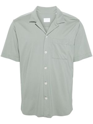 Xacus camp-collar buttoned shirt - Green