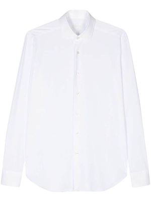 Xacus plain long-sleeve shirt - White