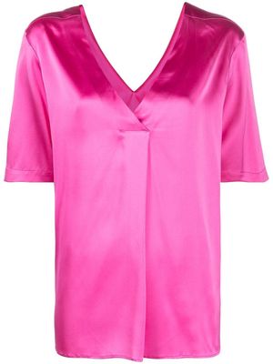 Xacus v-neck blouse - Pink