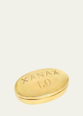 Xanax Brass Pill Box