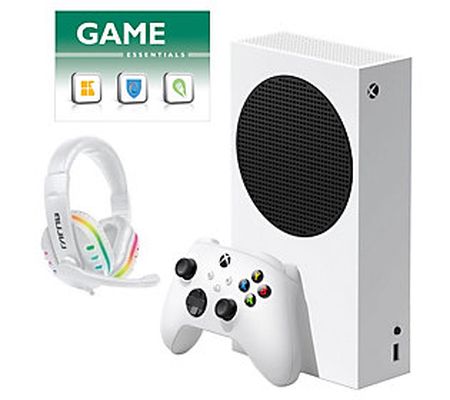 Xbox Series S Console w/ Headphones & Essential s Vouchers