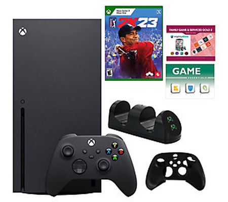 Xbox Series X Console w/ PGA Tour 23 Accessorie s & 2 Vouchers
