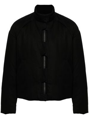 Ximon Lee exposed-zip padded jacket - Black