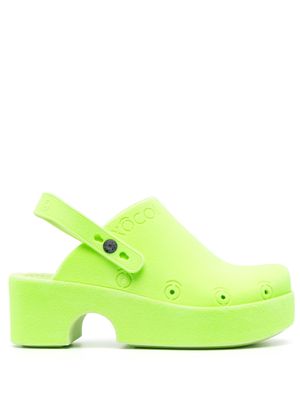 XOCOI slingback clog shoes - Green
