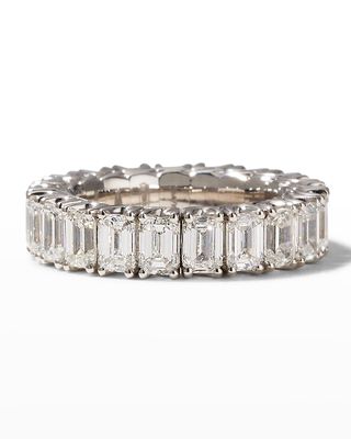 Xpandable 18k White Gold Emerald-Cut Diamond Ring, Size 6.25 - 9.50