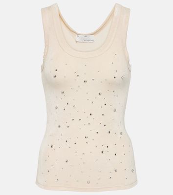 Xu Zhi Beaded jersey tank top