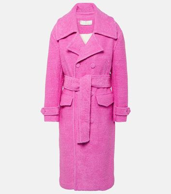 Xu Zhi Double-breasted wool-blend coat