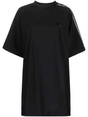Y-3 3-stripe T-shirt dress - Black