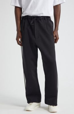 Y-3 3-Stripes Track Pants in Black/Off White