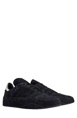 Y-3 adidas Gazelle Sneaker in Black/Black/Black