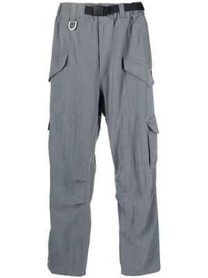 Y-3 belted cargo trousers - Grey