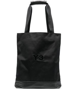 Y-3 classic logo-patch tote bag - Black