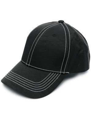 Y-3 contrast-stitch baseball cap - Black