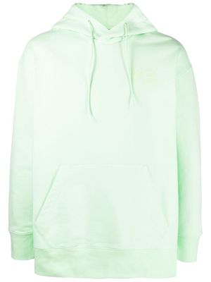 Y-3 drawstring long-sleeve hoodie - Green