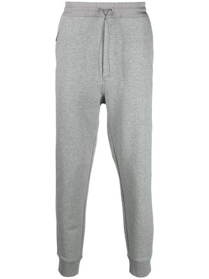 Y-3 drawstring-waist cotton track trousers - Grey