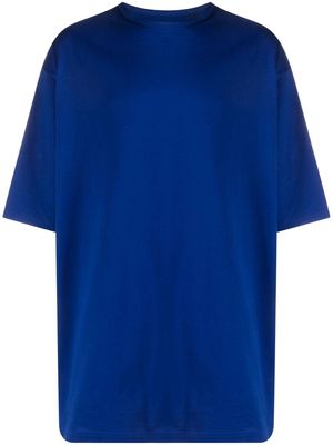 Y-3 drop-shoulder cotton T-shirt - Blue
