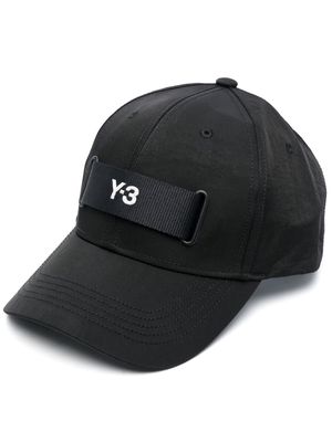 Y-3 embroidered-logo cap - Black