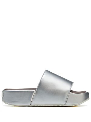 Y-3 flatform open-toe sandals - Silver