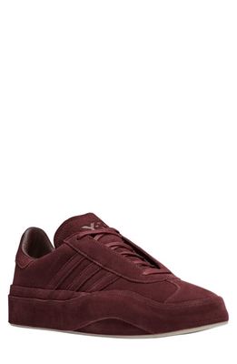 Y-3 Gazelle Sneaker in Red/red/Clear Brown