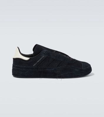 Y-3 Gazelle suede and leather sneakers