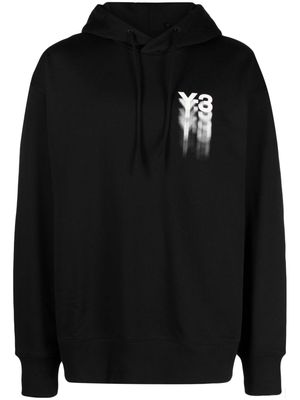 Y-3 GFX cotton hoodie - Black